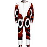 Happy Funny Poop Emoji OnePiece Jumpsuit (Men)