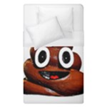 Happy Funny Poop Emoji Duvet Cover (Single Size)