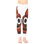 Happy Funny Poop Emoji Kids  Legging