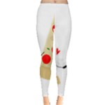 Fathers Day Pizza Leggings 