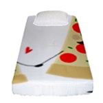 Fathers Day Pizza Fitted Sheet (Single Size)