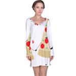 Fathers Day Pizza Long Sleeve Nightdress