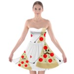 Fathers Day Pizza Strapless Bra Top Dress