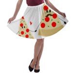 Fathers Day Pizza A-line Skater Skirt