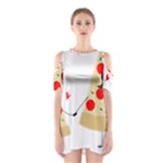 Fathers Day Pizza Shoulder Cutout One Piece