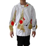 Fathers Day Pizza Hooded Wind Breaker (Kids)