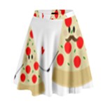 Fathers Day Pizza High Waist Skirt