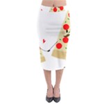 Fathers Day Pizza Midi Pencil Skirt