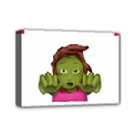 Emoji Zombie Woman Mini Canvas 7  x 5  (Stretched)