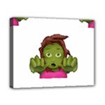 Emoji Zombie Woman Canvas 10  x 8  (Stretched)