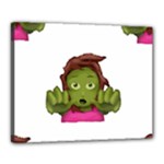 Emoji Zombie Woman Canvas 20  x 16  (Stretched)