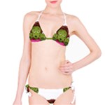 Emoji Zombie Woman Bikini Set