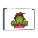 Emoji Zombie Woman Deluxe Canvas 18  x 12  (Stretched)