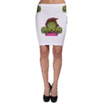 Emoji Zombie Woman Bodycon Skirt