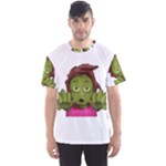 Emoji Zombie Woman Men s Sports Mesh Tee