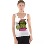 Emoji Zombie Woman Tank Top