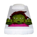 Emoji Zombie Woman Fitted Sheet (Single Size)