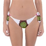 Emoji Zombie Woman Reversible Bikini Bottom