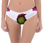 Emoji Zombie Woman Reversible Classic Bikini Bottoms