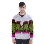 Emoji Zombie Woman Wind Breaker (Men)