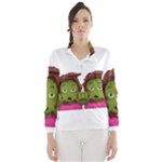 Emoji Zombie Woman Wind Breaker (Women)