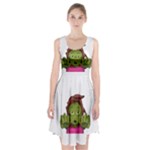 Emoji Zombie Woman Racerback Midi Dress