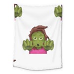 Emoji Zombie Woman Medium Tapestry