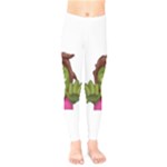 Emoji Zombie Woman Kids  Legging