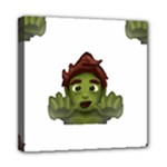 Emoji Zombie Man Mini Canvas 8  x 8  (Stretched)