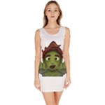 Emoji Zombie Man Bodycon Dress