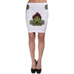 Emoji Zombie Man Bodycon Skirt