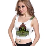 Emoji Zombie Man Crop Top