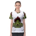 Emoji Zombie Man Women s Sport Mesh Tee