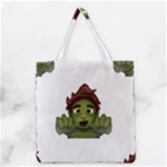 Emoji Zombie Man Grocery Tote Bag