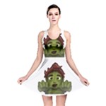 Emoji Zombie Man Reversible Skater Dress