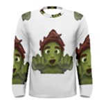 Emoji Zombie Man Men s Long Sleeve Tee