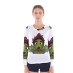 Emoji Zombie Man Women s Long Sleeve Tee