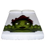 Emoji Zombie Man Fitted Sheet (King Size)