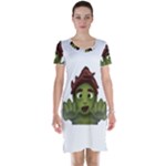 Emoji Zombie Man Short Sleeve Nightdress