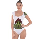 Emoji Zombie Man Short Sleeve Leotard 