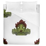 Emoji Zombie Man Duvet Cover (Queen Size)