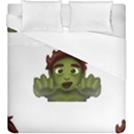 Emoji Zombie Man Duvet Cover (King Size)