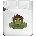 Emoji Zombie Man Duvet Cover (California King Size)