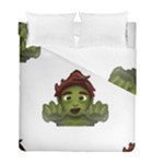 Emoji Zombie Man Duvet Cover Double Side (Full/ Double Size)