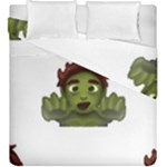 Emoji Zombie Man Duvet Cover Double Side (King Size)