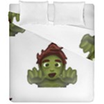 Emoji Zombie Man Duvet Cover Double Side (California King Size)