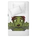 Emoji Zombie Man Duvet Cover Double Side (Single Size)