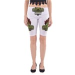 Emoji Zombie Man Yoga Cropped Leggings