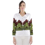 Emoji Zombie Man Wind Breaker (Women)