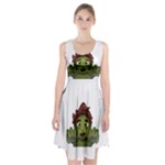 Emoji Zombie Man Racerback Midi Dress